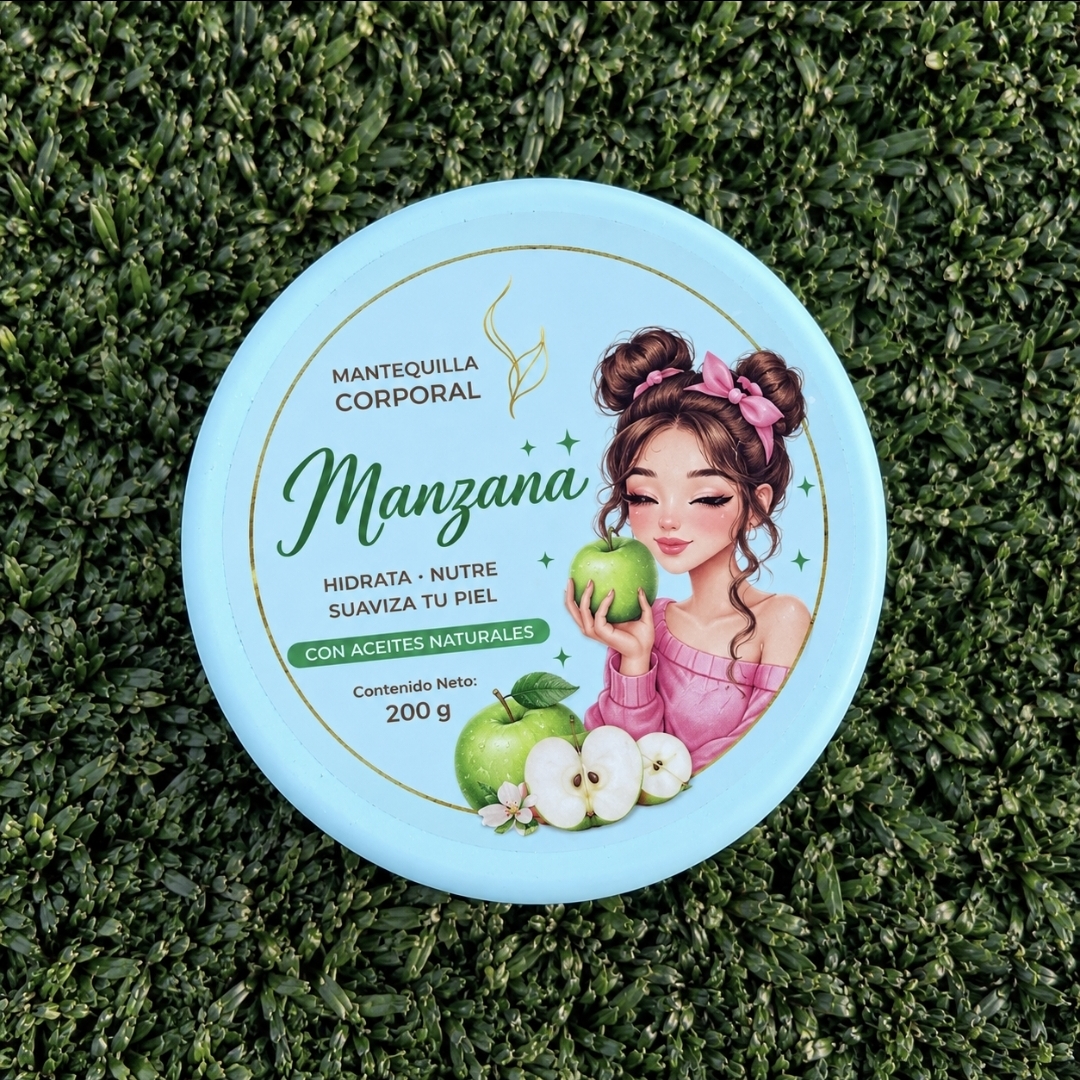 Mantequilla corporal de manzana 